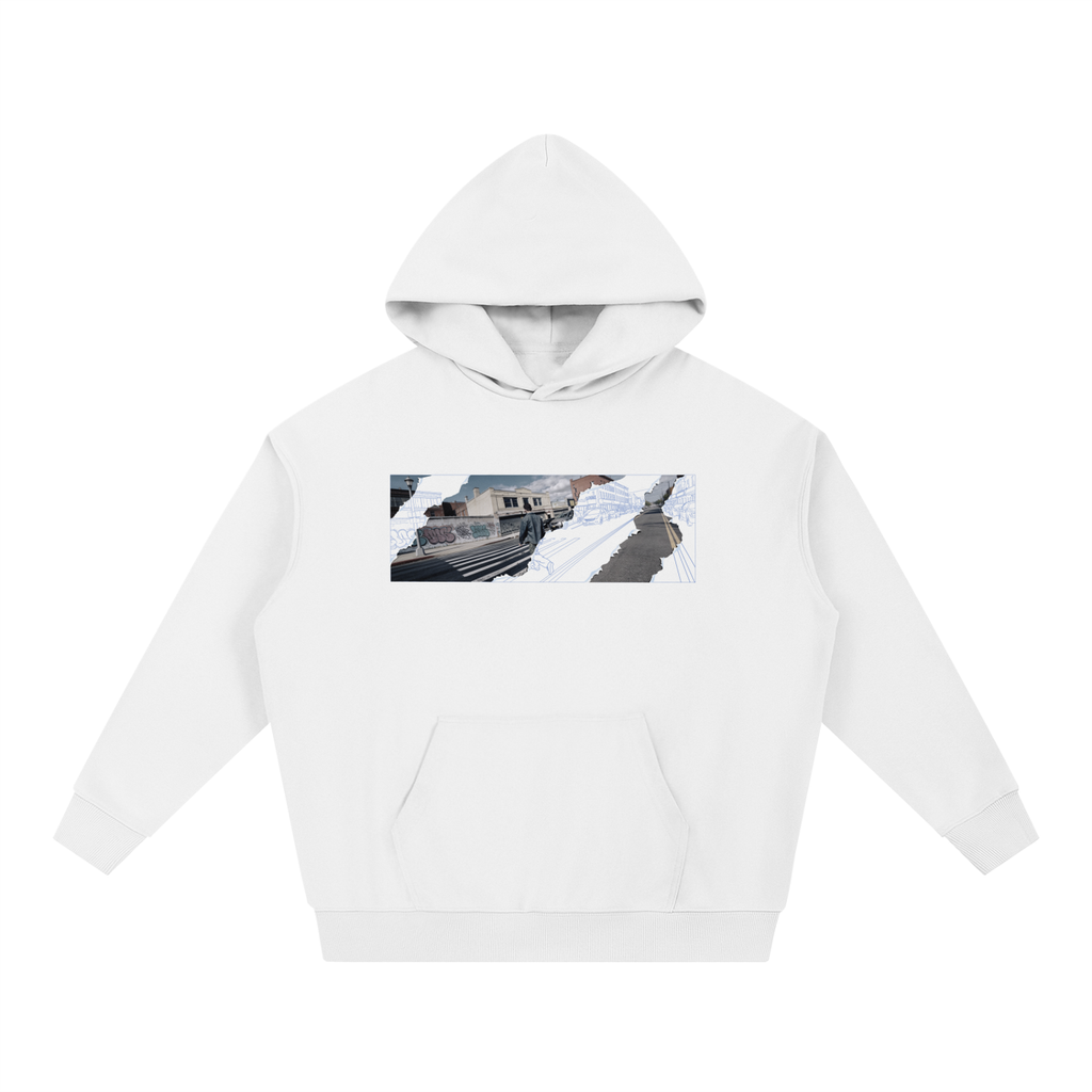 News From Delphi Fragmented Panorama Hoodie